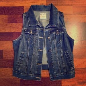Women’s old navy jean vest